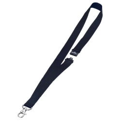 Cordon textile Durable 8137 avec mousqueton noir