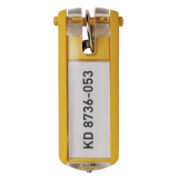 DE_DURABLE PORTE-CLES JAUNE P6