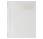 Chemise à lamelle Durable A4 PVC porte-étiquette blanc