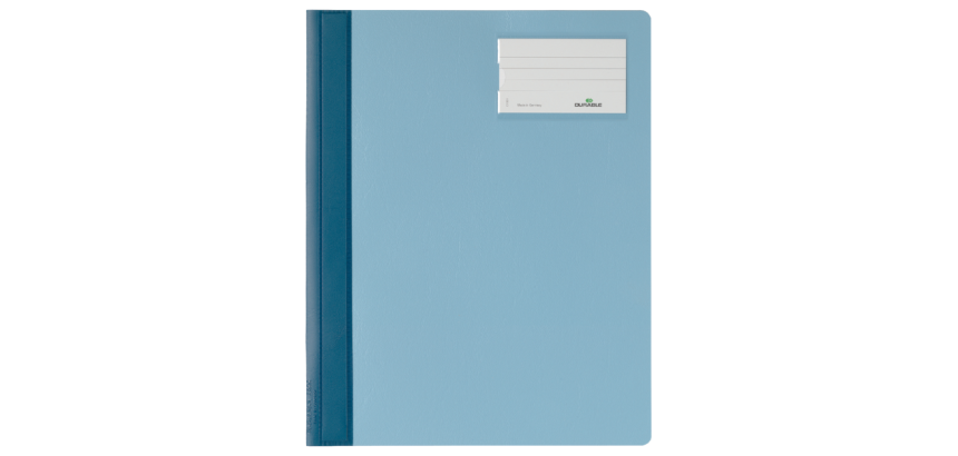 Durable A4 PVC Label Holder Lamellar Folder Blue Shirt