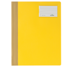 Durable Sichthefter mit Lamelle A4 PVC gelb mit Beschriftungsschild