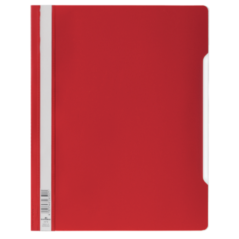 Chemise à lamelle Durable A4 PVC rouge