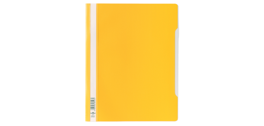 Chemise à lamelle Durable A4 PVC jaune