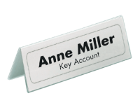 Porte-noms Durable 8050 61x150mm transparent