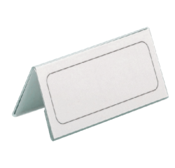 Tafelnaambord Durable 8052 61x210mm transparant