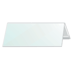 Tafelnaambord Durable 8053 105x297mm transparant