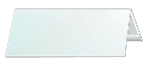 Durable name holder 8053 105x297mm transparent