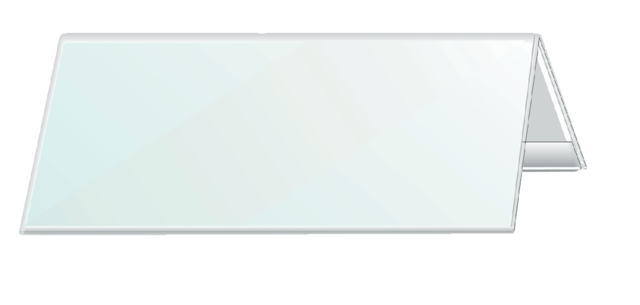 Durable name holder 8053 105x297mm transparent