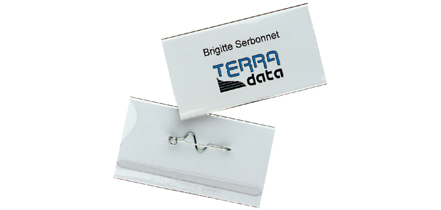 Sustainable Badge 8008 with 40x75mm Pin