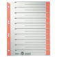 Intercalaires Leitz 1652 carton 230g A4 4 perforations rouge