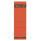 Rugetiket Leitz breed/kort 62x192mm zelfklevend rood 10 stuks