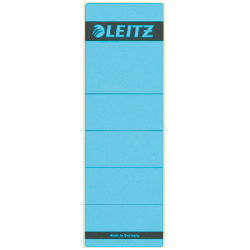 Etiquette dorsale Leitz Large/courte 62x192 adhésive bleu 10 pièces