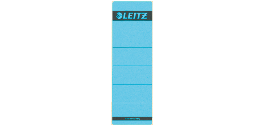 Rückenschilder Leitz Groß/kurz 62x192 selbstklebend blau 10 Stück