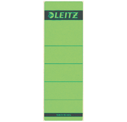 Etiquette dorsale Leitz Large/courte 62x192mm adhésive vert 10 pièces