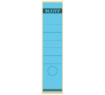 Rückenschild Leitz Groß/Kurz 62x285mm selbstklebend blau 10 Stück