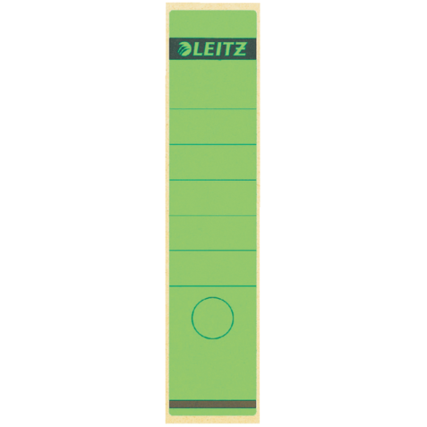 Rugetiket Leitz breed/lang 62x285mm zelfklevend groen