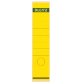 Etiquette dorsale Leitz 62x285mm adhésive large/longue jaune