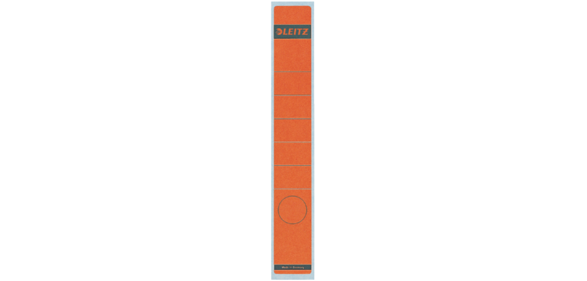 Leitz Spine Label 39x285mm adhesive narrow/long red