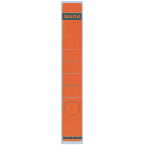 Rugetiket Leitz smal/lang 39x285mm zelfklevend rood