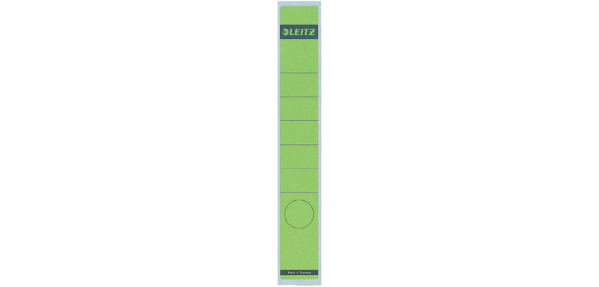 Leitz Back Label 39x285mm narrow/long adhesive green