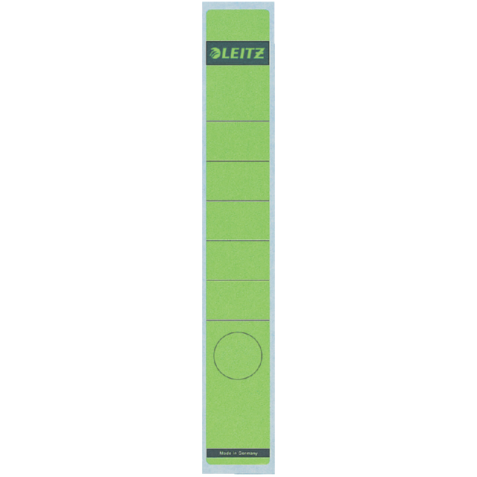 Etiquette dorsale Leitz 39x285mm adhésive étroite/longue vert