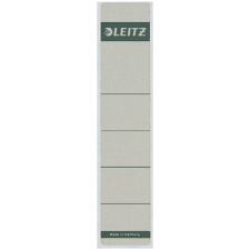 Etiquette dorsale Leitz Small./courte 39x192mm adhésive gris 10 pièces