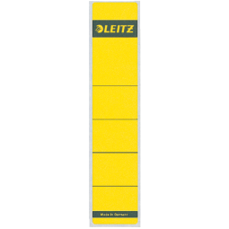 Etiquette dorsale Leitz 39x192mm adhésive étroite jaune