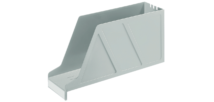 Tijdschriftcassette Leitz 2427 dwars grijs