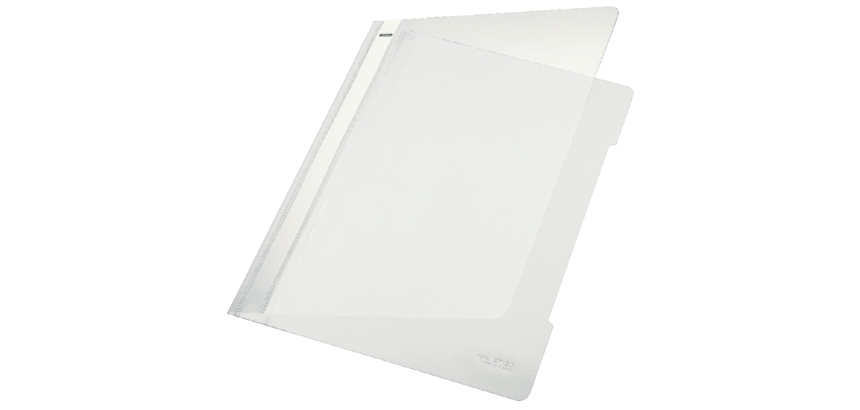 Snelhechter Leitz Standaard A4 gerecycled PP wit