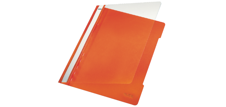 Snelhechter Leitz Standaard A4 gerecycled PP oranje