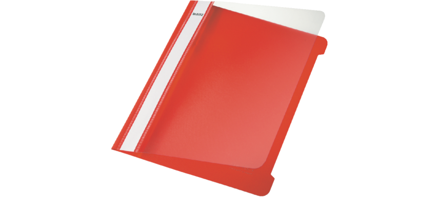 Snelhechter Leitz standaard A5 PVC rood