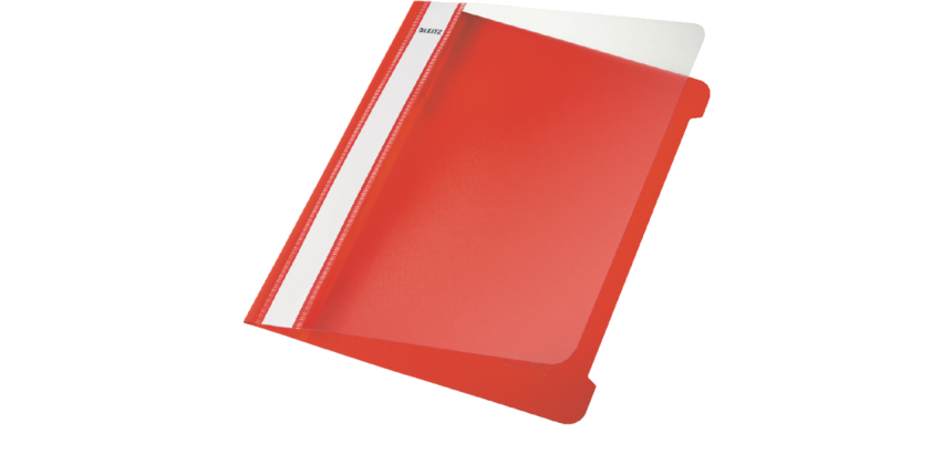 Snelhechter Leitz standaard A5 PVC rood