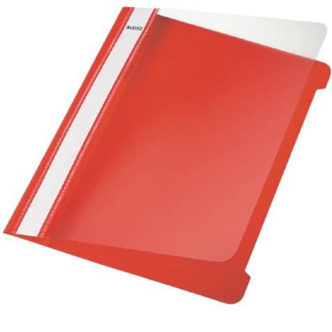 Chemise à lamelle Leitz standard A5 PVC rouge