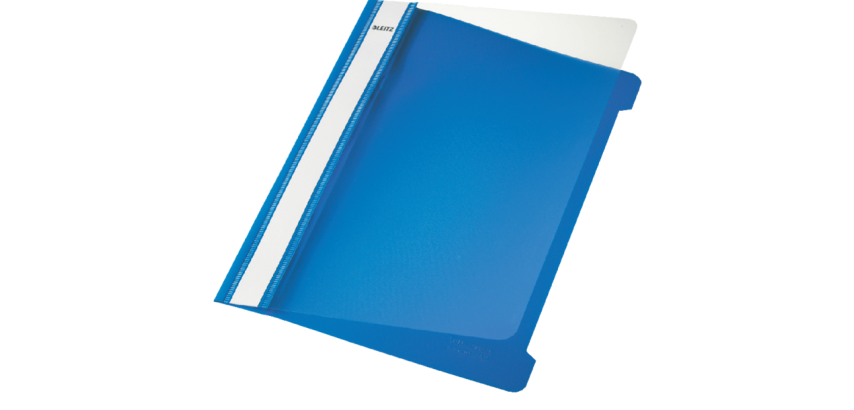 Leitz standard recycled PP lamella folder A5 blue