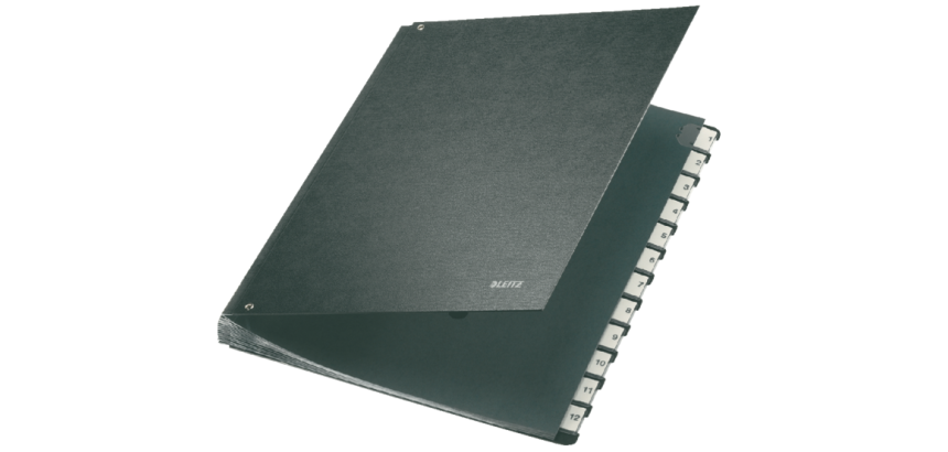 Classeur-trieur Leitz 5825 1-12 noir