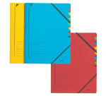 Trieur Leitz 12 intercalaires carton jaune