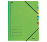 Leitz sorter 7 green cardboard dividers