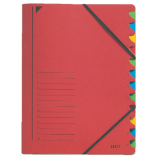 Trieur Leitz 3907 12 compartiments rouge