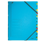 Leitz Sortierer 12 Trennblätter Karton Blau