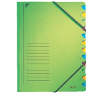 Leitz sorter 12 green cardboard dividers