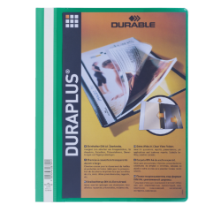 Chemise à lamelle Durable Duraplus A4 vert