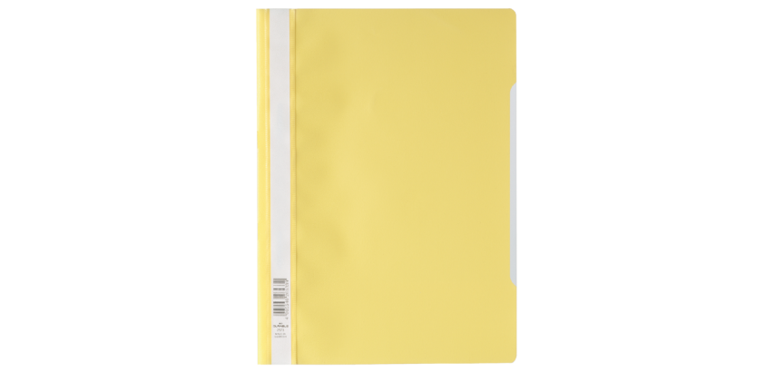 Chemise à lamelle Durable A4 PP jaune