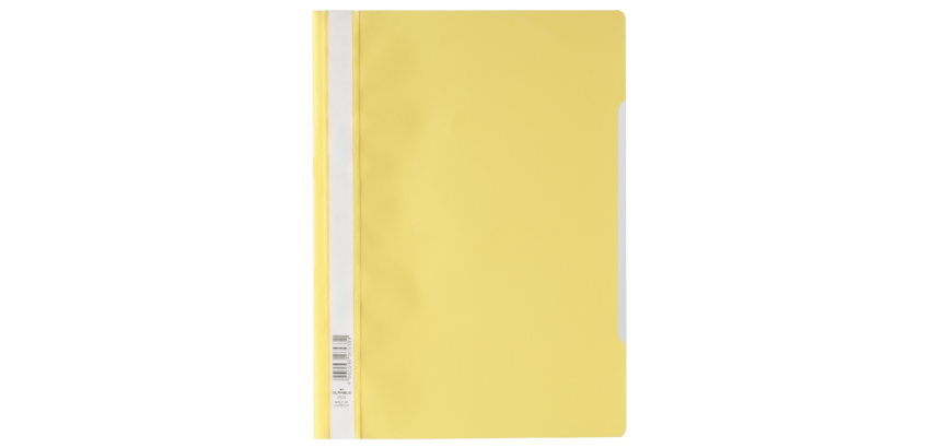 Durable A4 PP yellow laminated folder
