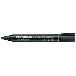 Marqueur Staedtler Lumocolor 350 permanent biseau 2-5mm noir