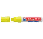 <p>edding 4090 Window Marker chisel 4-15mm neon yellow blister 1 piece</p>