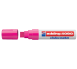 Krijtstift edding 4090 window schuin 4-15mm neon roze blister à 1 stuk