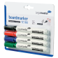 Marqueur tableau blanc Legamaster TZ100 ogive 1,5-3mm assorti blister 4 pièces