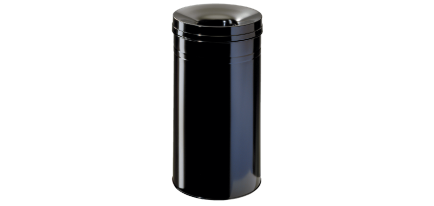 Fire-resistant Durable wastepaper basket 3326-01 30 liters black