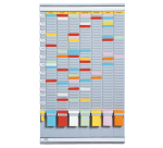 Planning semainier Djois 20 encoches gris