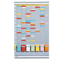 Planning semainier Djois 20 encoches gris